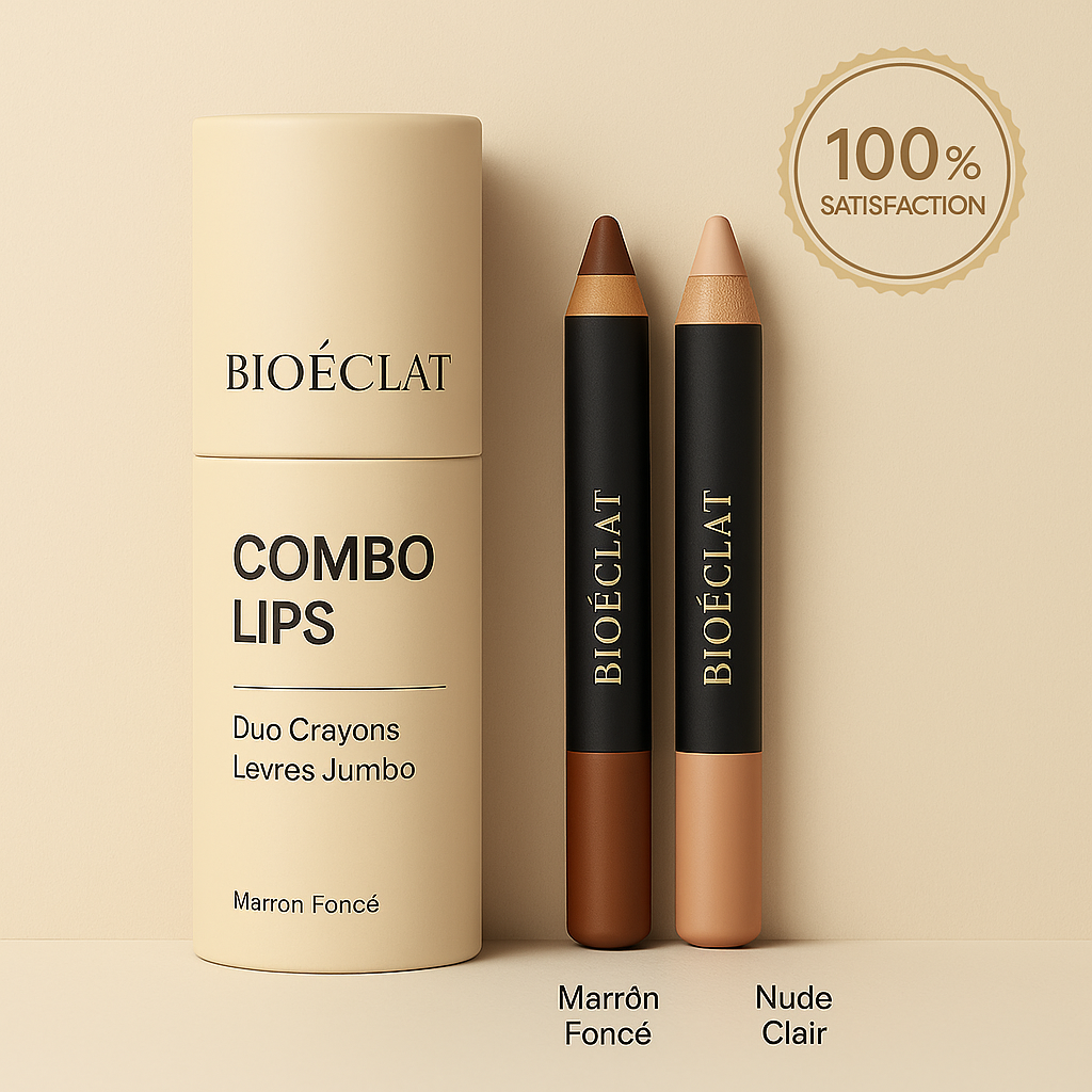 Lot de 2 Crayons Jumbo Lip – Marron Foncé & Nude Clair