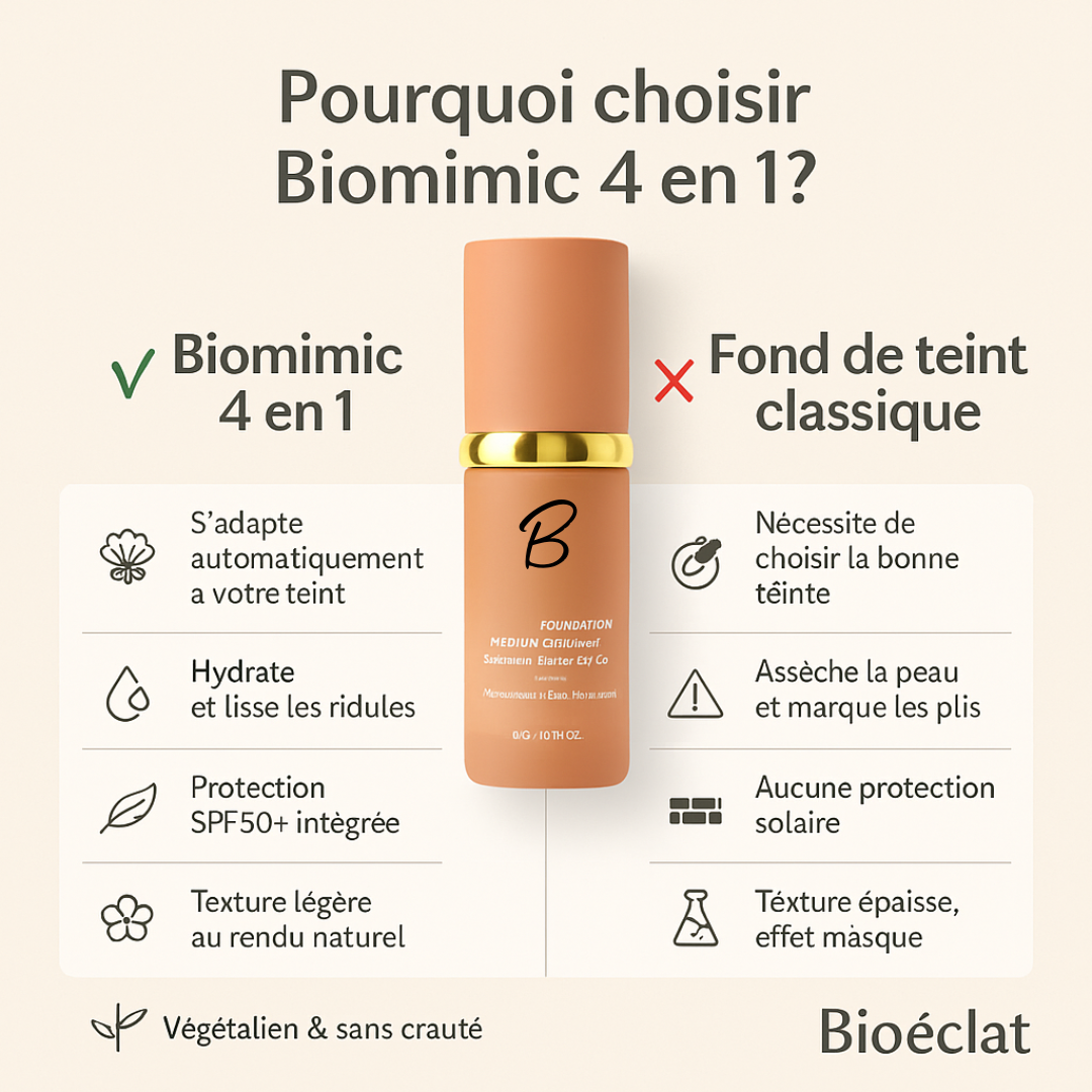 Fond de teint premium s'adapte à toutes les carnations